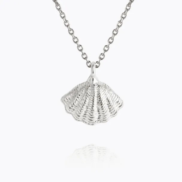 Mira Shell Necklace Rhodium - Metal 