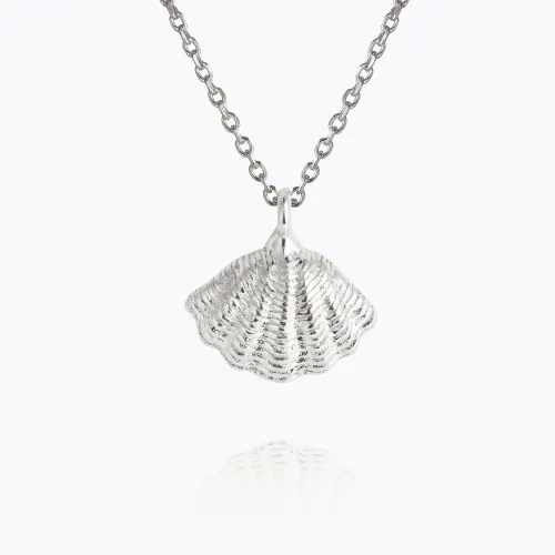Mira Shell Necklace Rhodium - Metal 