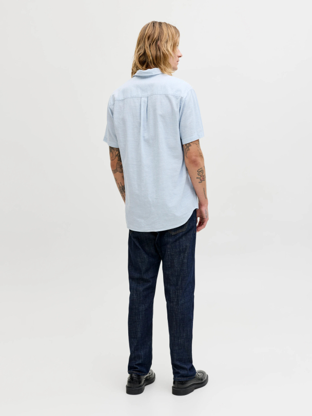JJESUMMER LINEN BLEND SHIRT S/S SN - Image 2