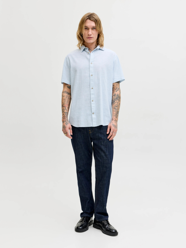 JJESUMMER LINEN BLEND SHIRT S/S SN - Image 5