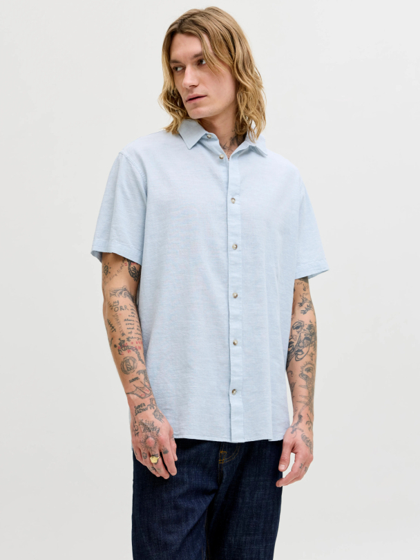 JJESUMMER LINEN BLEND SHIRT S/S SN - Image 6