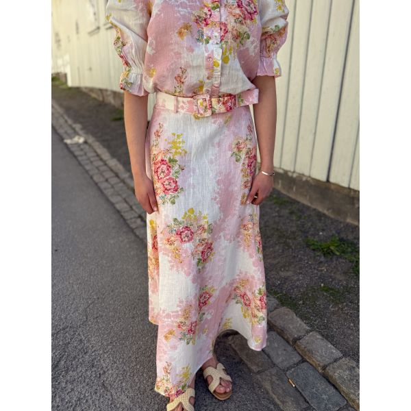 Linen Maxi Skirt - Amore