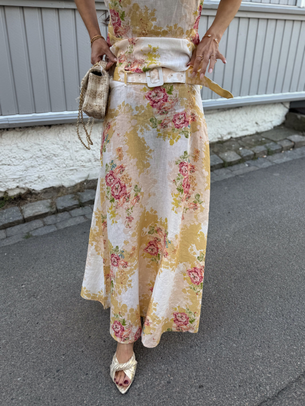 Linen Maxi Skirt - Amore - Image 5
