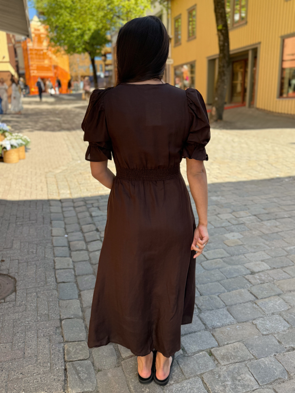 Andrea Dress - Espresso Linen  - Image 6
