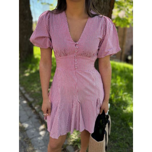 Bianca Dress - Tuscany Red 