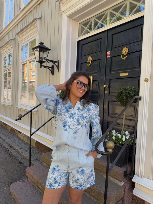 Cleo Shirt - Skyway/Cleo Print  - Image 4