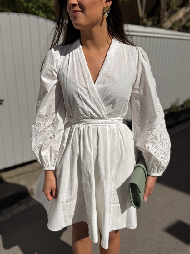 Poplina Dress - Off White - Image 1