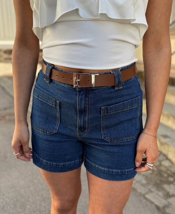 Nema Denim Shorts  - Image 1