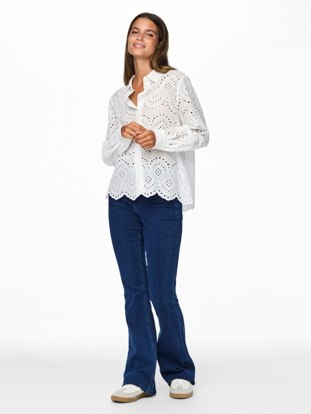 PCVILDE LS SHIRT WVN NOOS - Image 4
