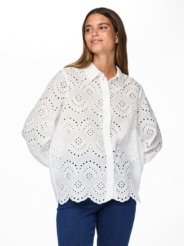 PCVILDE LS SHIRT WVN NOOS - Image 6