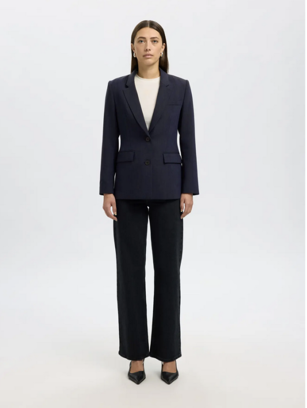 Rita Classic Blazer - Dark Sapphire   - Image 3