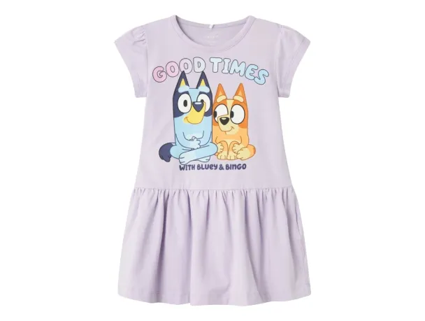 NMFApma Bluey kjole, lilla - Image 1