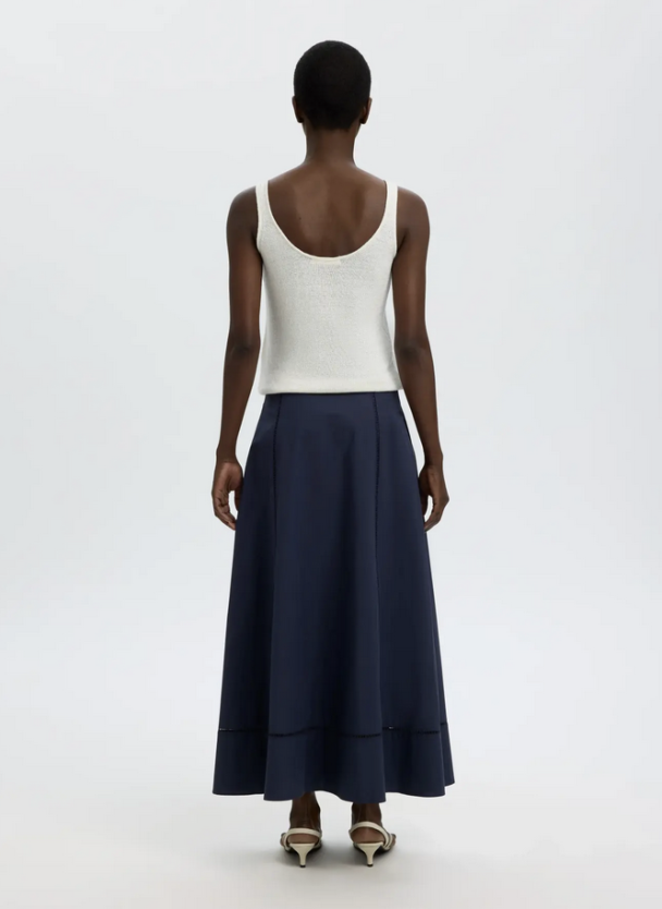 Delia Ankle Ladder Skirt - Dark Sapphire  - Image 3