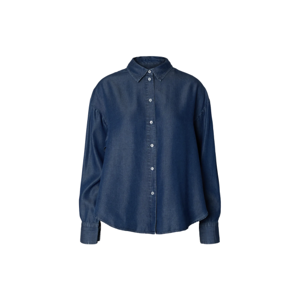 Janna-Viva Shirt - Medium Blue Denim 