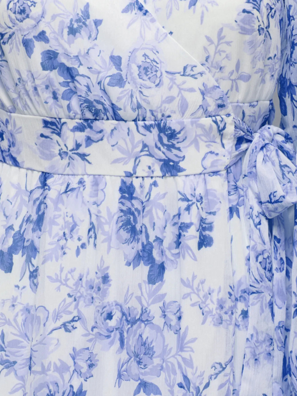 ONLMIRIAM LS WRAP MIDI DRESS CS WVN - Image 2