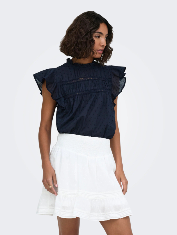ONLKATTI S/S DOBBY TOP WVN NOOS - Image 3