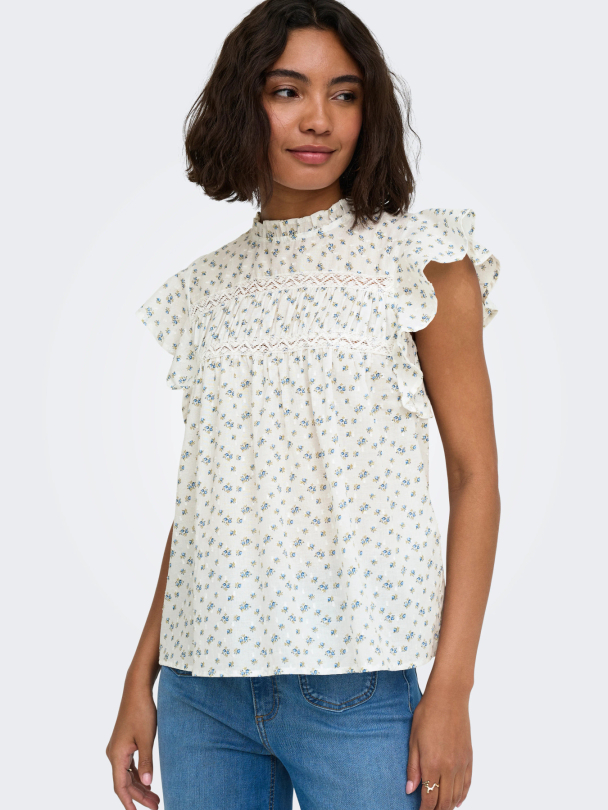ONLKATTI S/S DOBBY TOP WVN NOOS - Image 2