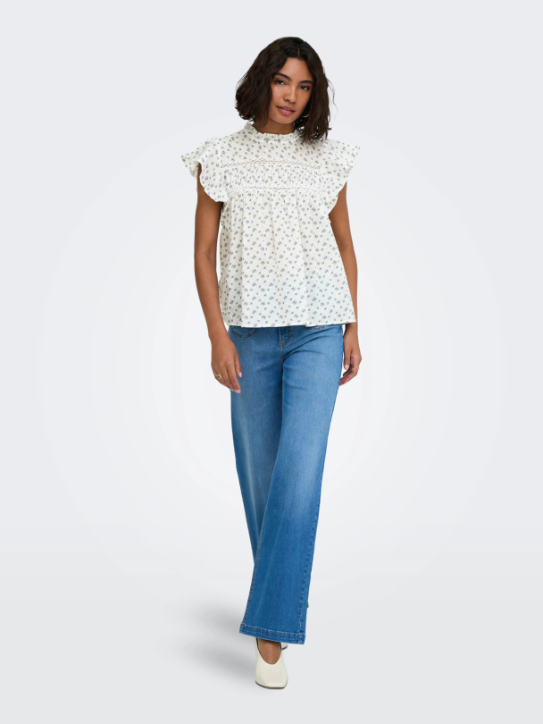 ONLKATTI S/S DOBBY TOP WVN NOOS - Image 4