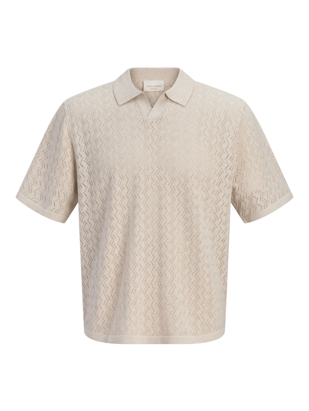 JORTYLER KNIT SS SPLIT NECK POLO SN JNR - Image 1