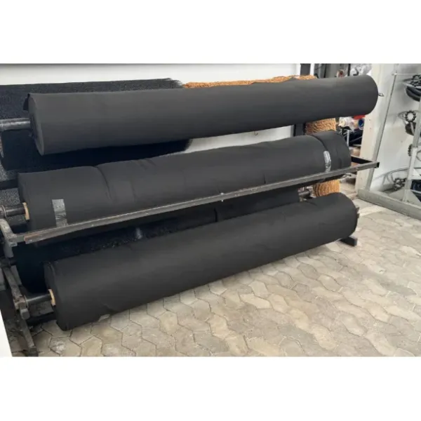 Sort Fibertex Underlagsduk / 2meters bredde