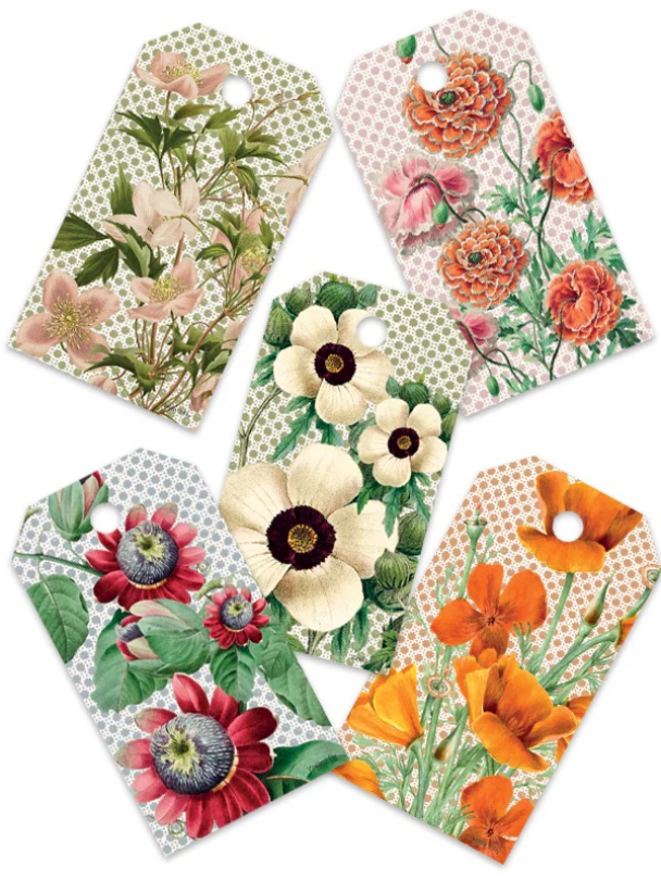 Lite kort med blomstermotiv