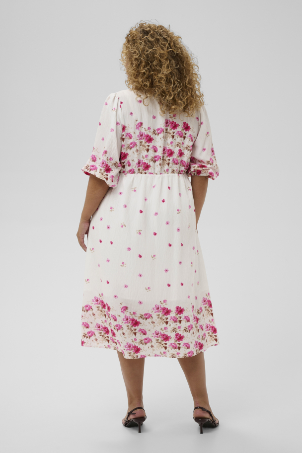 Kaffe Curve Rosa midikjole - Image 5