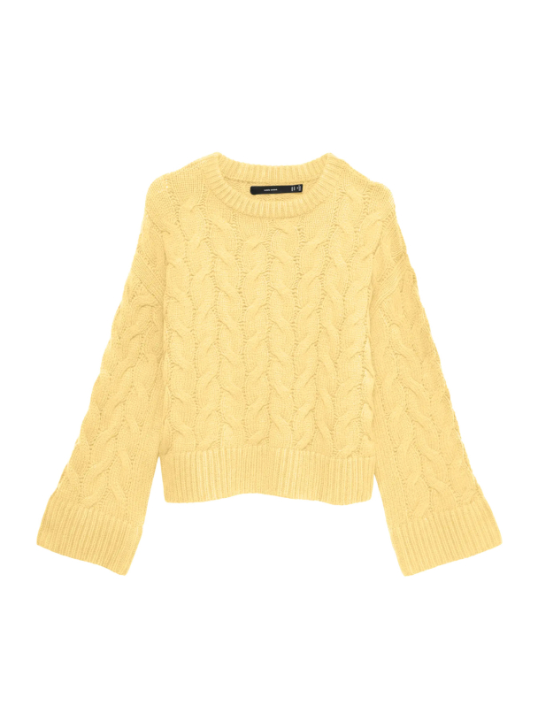 VMSVEA THEA LS O-NECK CABLE PULLOVER EXP
