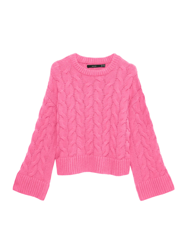 VMSVEA THEA LS O-NECK CABLE PULLOVER EXP