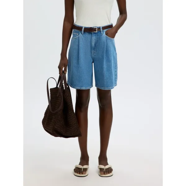 Merle-Kori Denim Shorts