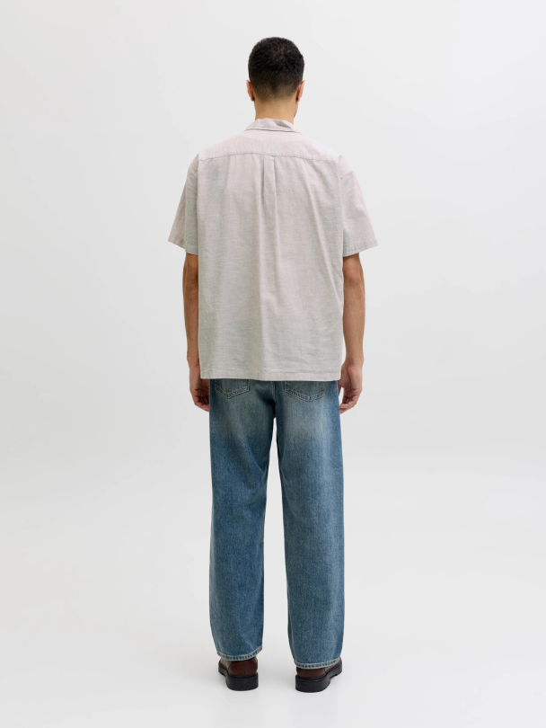 JJESUMMER LINEN BLEND RESORT SHIRT SS SN - Image 2