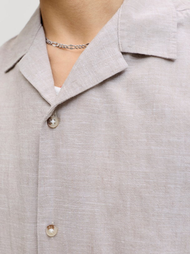 JJESUMMER LINEN BLEND RESORT SHIRT SS SN - Image 6