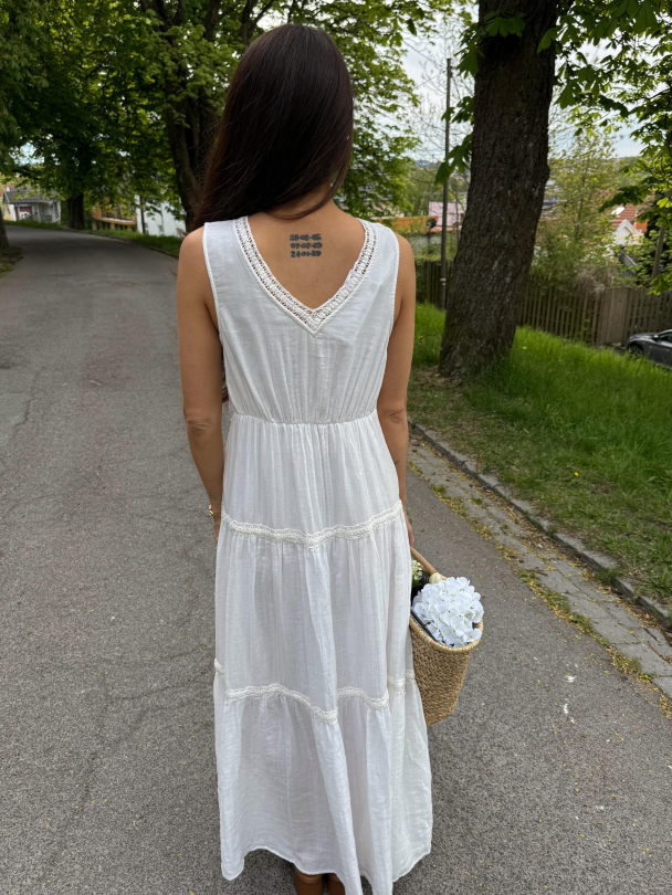 Anini Ankle Dress - White - Image 4