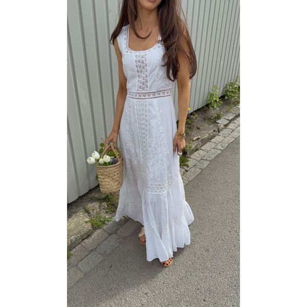 Rosa Maxi Dress - White 