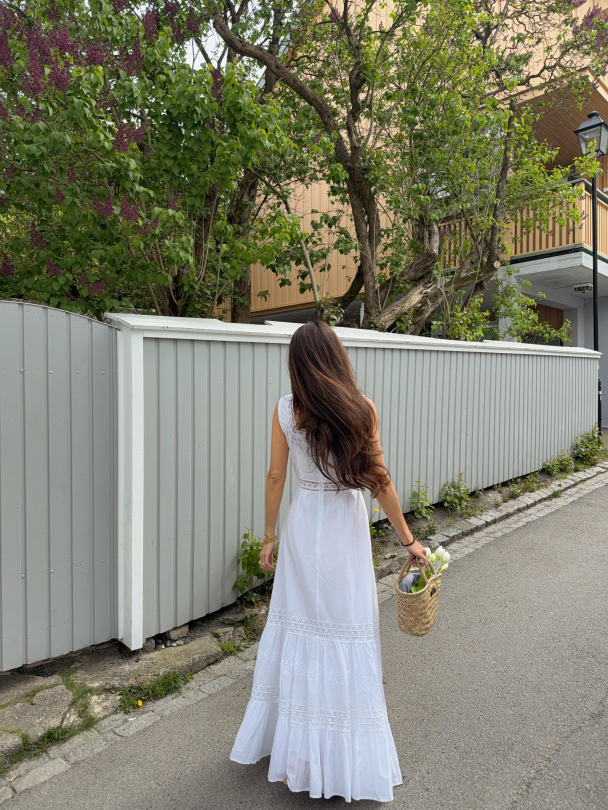 Rosa Maxi Dress - White  - Image 4