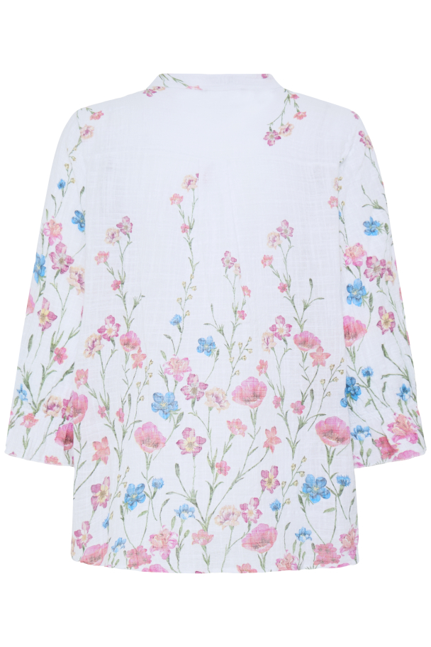 SBXalexa FBO Bluse Blomster Hvit - Image 2