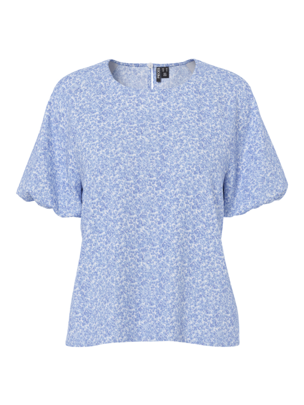 PCGAITLYN SS O-NECK TOP WVN BC - Image 1