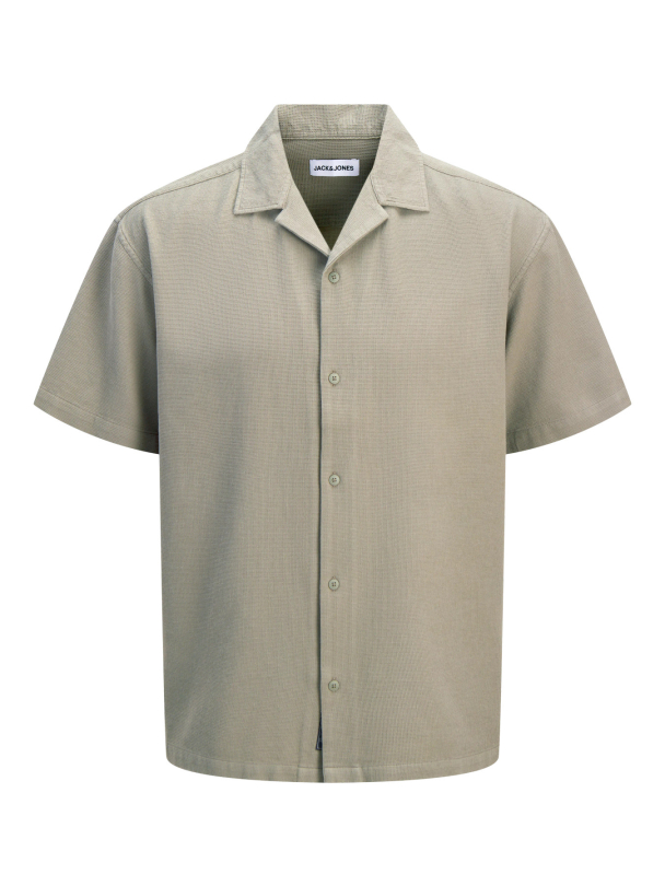 JJGLOBAL WAFFLE RESORT SHIRT SS JNR - Image 1