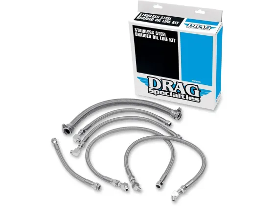 Stainless Steel Braided Oil Line Kit
