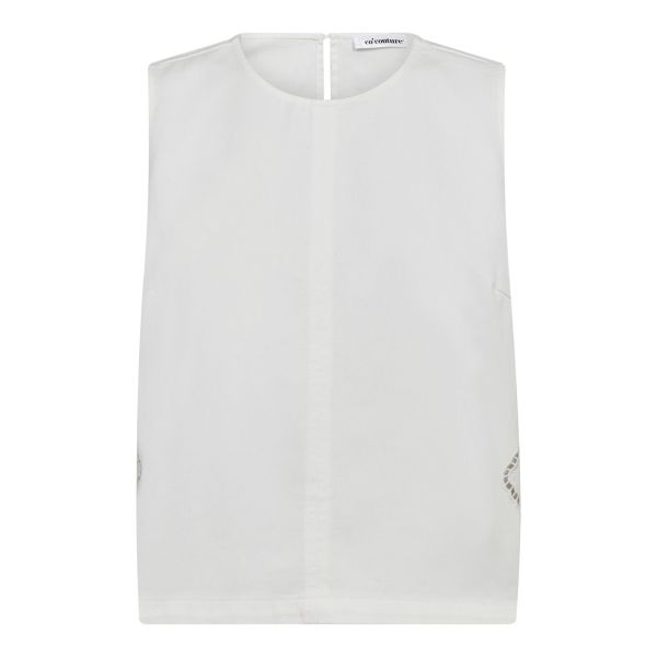 ColetteCC Top Embroidery fra Co'Couture