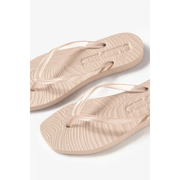 Tapered Eggnog Trans Flip Flop