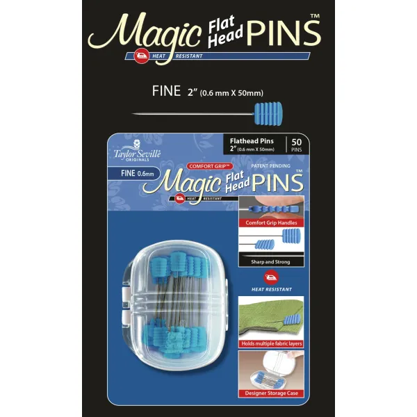 219928   Magic Pins Flat Head Fine 50pc 
