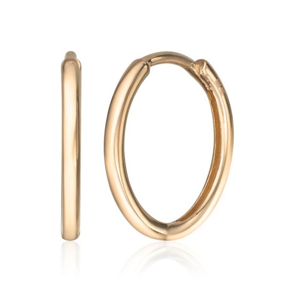 Basic &Oslash;reringer 1,3x13mm 14k