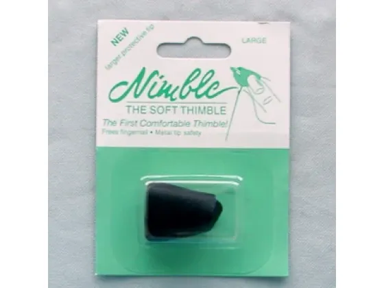 Fingerb&oslash;l   Leather Nimble Thimble with Metal Tip 