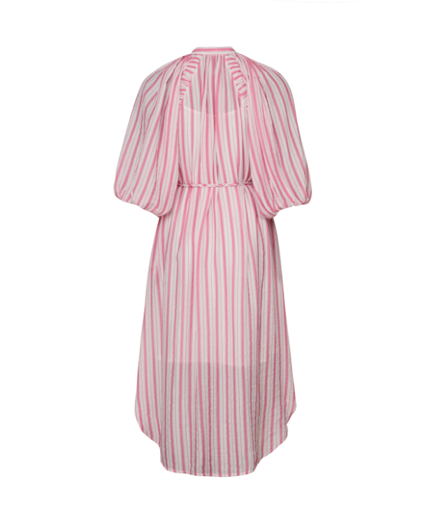 Bohemian Shift Dress - Pink Stripe  - Image 3