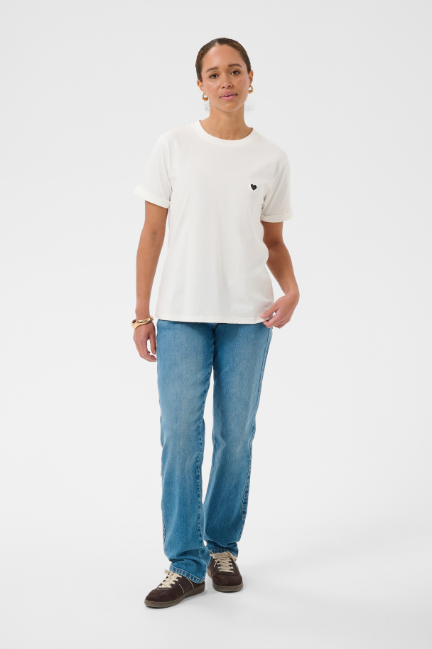 KAheart T-skjorte Chalk - Image 1
