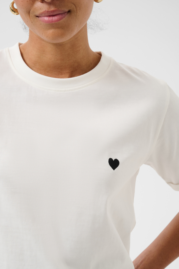 KAheart T-skjorte Chalk - Image 3
