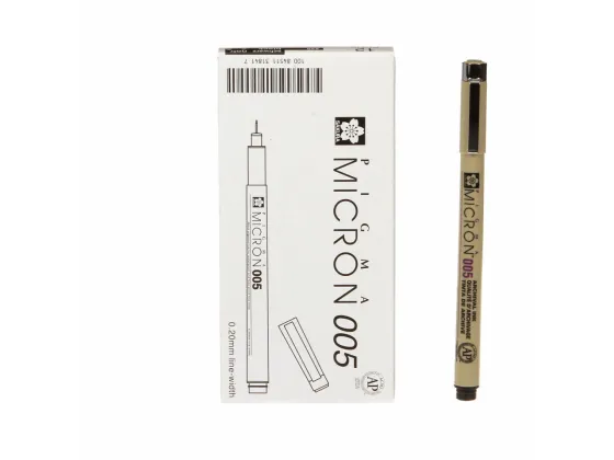 Pigma Micron Pen Black .20mm Size 005 # XSDK00549