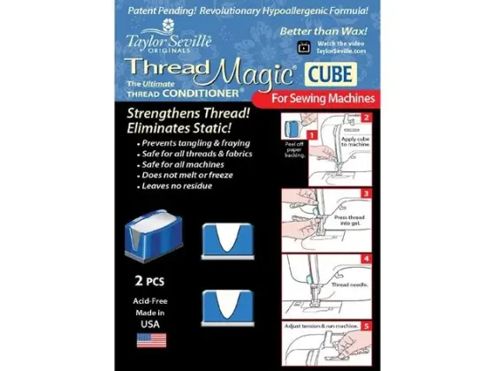 Taylor Seville Magic Cube Thread Conditioner, Blue 4.81 x 3.38 x 0.5
