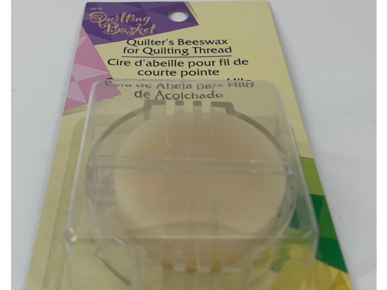 6878  Dritz Quilting Basket Quilter's Beeswax with Holder