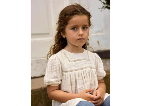 Kopan Loose Shirt, Turtledove - Lil' Atelier